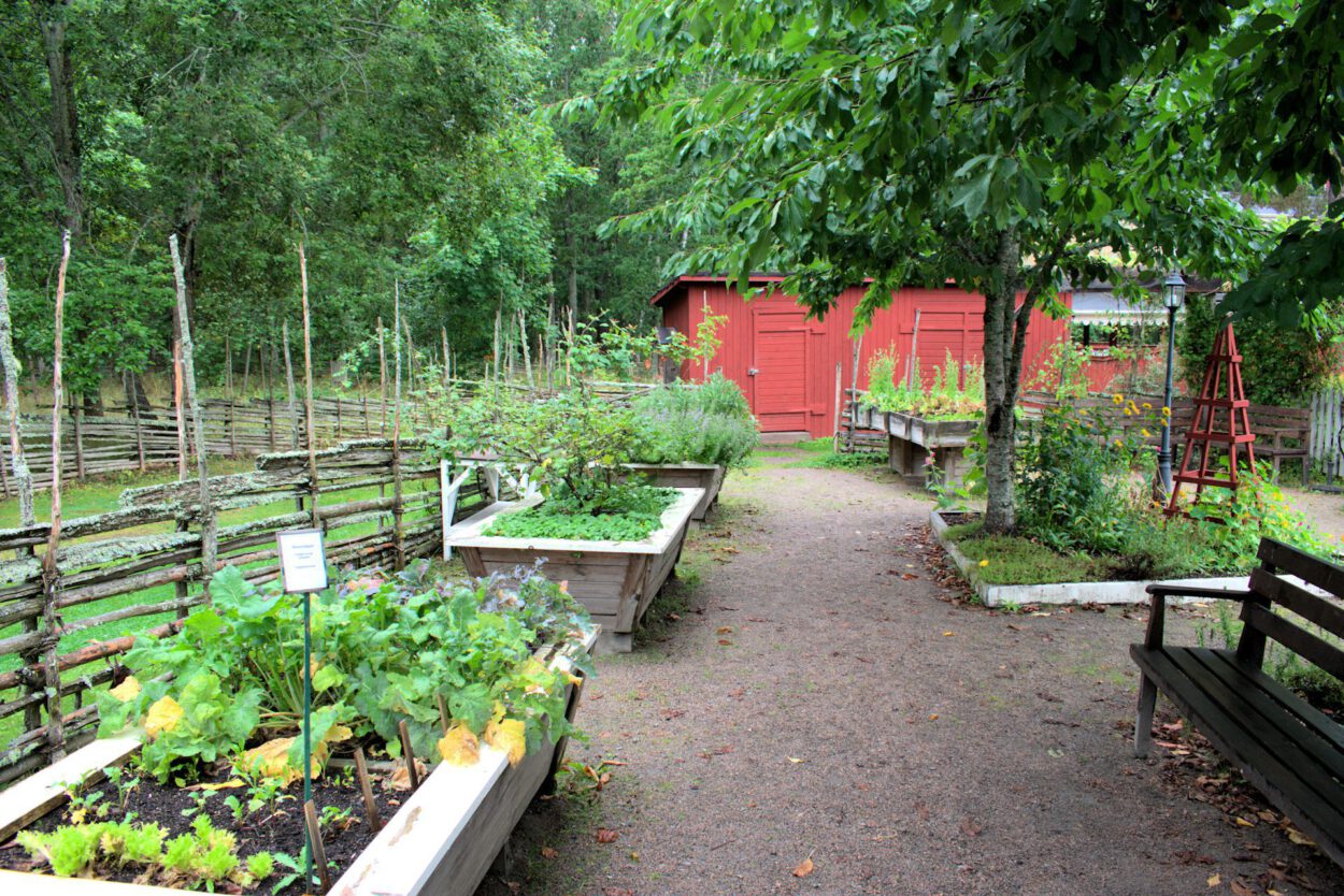 Schwedischer alter Garten