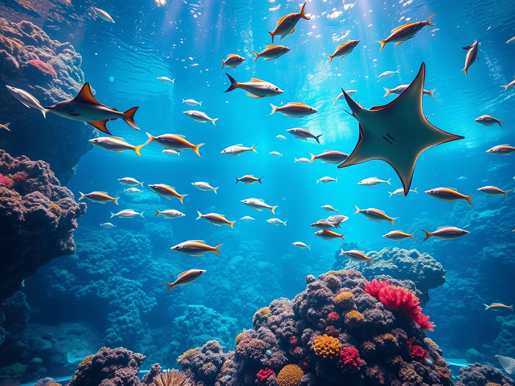 Meine ersten Fotos aus dem Seewasser-Aquarium auf Fehmarn